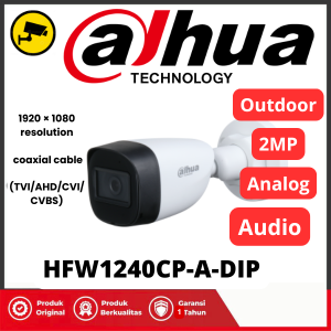 Dahua Outdoor 2MP Analog AUDIO HFW1240CP-A-DIP